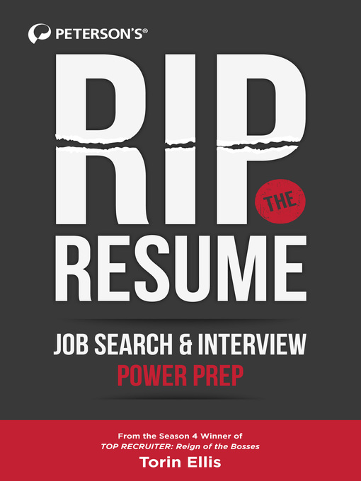 Title details for Rip the Resume--Job Search & Interview Power Prep by Torin Ellis - Available